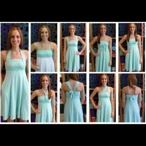 lululemon athletica Dresses & Skirts - Lululemon Loop de Lulu Dress sz 4 Toothpaste White